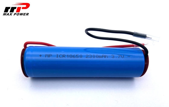2300mAh 18650 3.7V Lityum İyon Şarj edilebilir Piller Yüksek Sıcaklığa Direnci