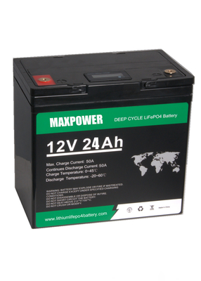 derin döngü 12v 24ah lifepo4 pil paketi 12.8V lityum piller 24Ah kurşun asit değiştirme lityum