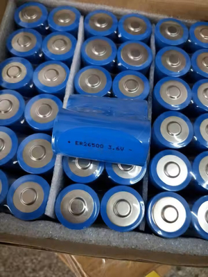 er26500 3.6v 8500mah 9ah lisocl2 bataryası Er26500 C boyutlu lityum bataryası 3.6V 9000mah birincil lityum bataryası