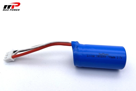 18350 3.7v 700mAh 10C Yüksek güç boşaltma UL KC CB PSE ile şarj edilebilir lityum iyonlu pil