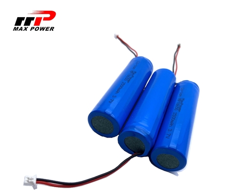 2500mAh 18650 3.7V Lityum İyon Şarj edilebilir Piller GPS kullanımı