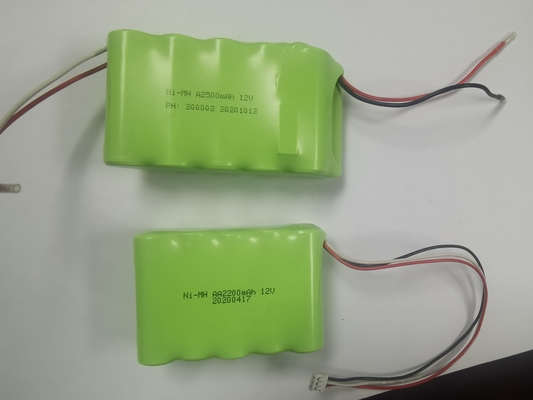 AA NIMH pil paketi 12V AA2000mAh 12V 2200mAh özel acil güç kaynağı