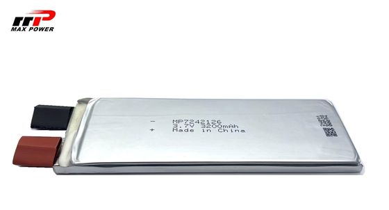 Drone için yüksek hızlı Li-ion polimer pil paketi 7242126 3200mah 3.7V