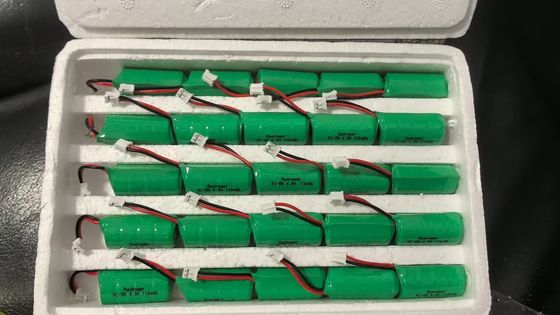 Şarj Edilebilir 110mAh 4.8V Ni-MH Düğme Pil Paketi NiMH Düğme Pil 4.8V 110mAh