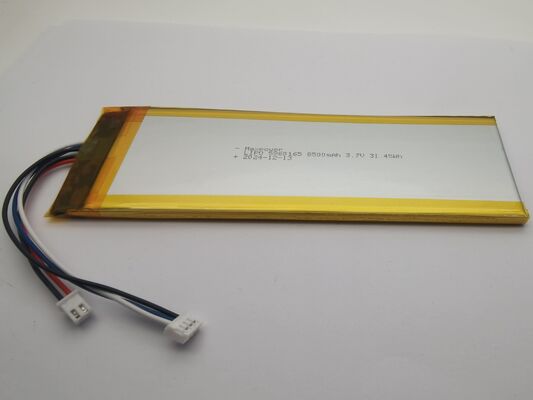 8500mAh lityum polimer pil, gaz göstergeli IC'li LiPolymer pil paketi 5960165 3.7V 8.5AH