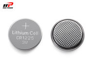 CR1225 Birincil Lityum Pil Manganez Dioksit Düğme Hücre Para Tipi 50mAh
