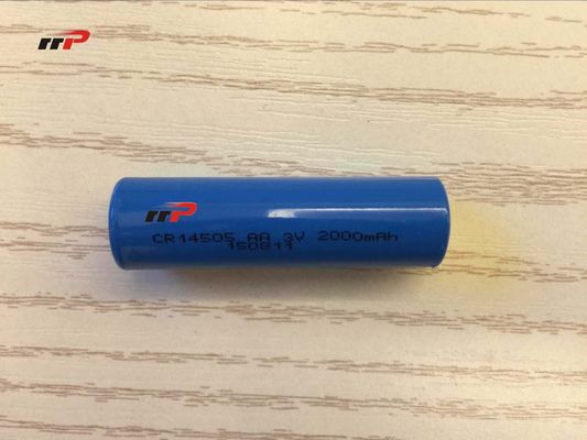 CR14505 Li-mno2 Pil 2000mAh 3.0V Birincil Lityum Piller UL CE