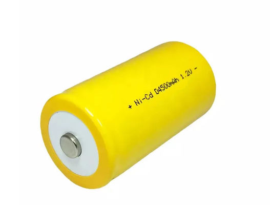 Acil Aydınlatma için 4500mah 1.2V NiCd Şarj Edilebilir Piller Düz Üst