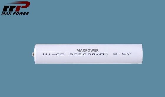 3.6V Şarj Edilebilir El Feneri Pil, SC2000mAh NiCd Pil