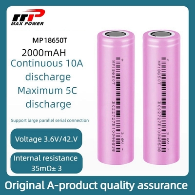 18650T 3.7V 2000mAh Li-ion Pil -40°C ila 85°C