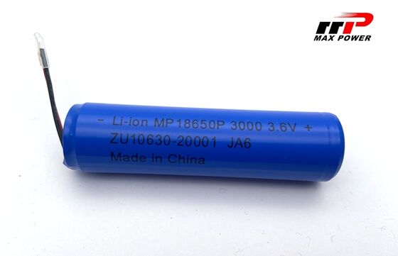 3000mAh 3.6V 18650 Lityum İyon Pilleri BIS IEC2133 CB