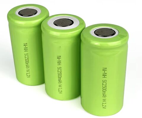 SC2500mAh 1.2V Ni-MH Şarj Edilebilir Pil, 1000 Döngü Uzun Ömürlü ve Yüksek Kapasiteli