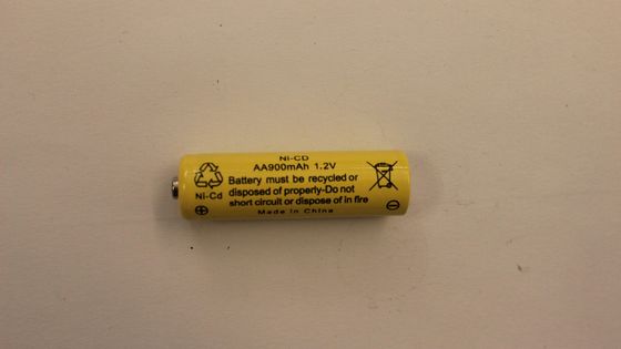 AA 1.2V 900mAh NiCD Şarj Edilebilir El Feneri Pili Şarj Edilebilir Meşale Pili