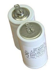 2.4V Ni-Cd Acil Aydınlatma Akü D4000mAh UL Yüksek Kapasiteli