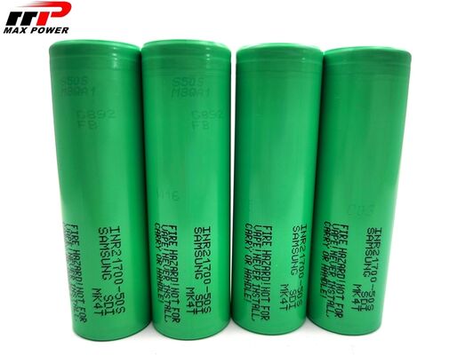 21700 5000mAh 50S Lityum iyonlu şarj edilebilir piller 3C boşaltma güç hücresi