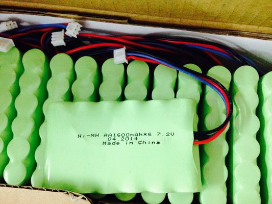 1600mAh 7.2V AA NIMH Şarj Edilebilir Piller, Kamera Lityum Pil OEM