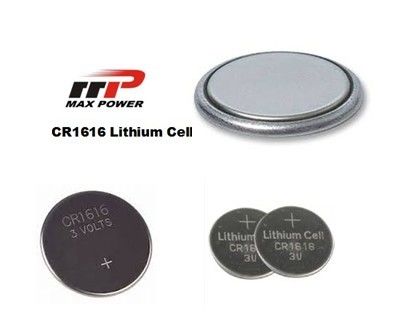 Müzik Kartları için toksik olmayan CR1616 3.0V Birincil Lityum Pil LiMnO2 50mAh
