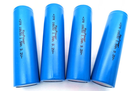 1 KHz 3.2 V 1500 mAh Şarj Edilebilir LiFePO4 Pil IFR18650 KC CB UL ile Acil Aydınlatma Için