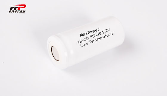 1.2V F8000mAh NiCd Şarj Edilebilir Piller Yüksek Kapasiteli Düşük Sıcaklık Uzun Ömür